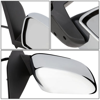 RETROVISOR MIRROR - OEM - 05-17 NISSAN FRONTIER / 05-15 NISSAN XTERRA - POWERED - CHROME - RIGHT