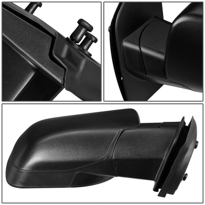 RETROVISOR MIRROR - OEM - 04-15 NISSAN TITAN - MANUAL - TEXTURED - BLACK - RIGHT