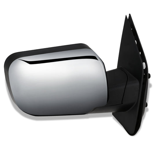 RETROVISOR MIRROR - OEM - 04-10 NISSAN TITAN / 04-10 INFINITI QX56 / 05-15 NISSAN ARMADA - POWERED - HEATED - CHROME - RIGHT