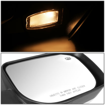 RETROVISOR MIRROR - OE STYLE - NISSAN TITAN 04-05 - WITH POWER WITH HEATED WITH LAMP WITH MEMORY - PASSENGER SIDE - PAINT TO MATCH - BLACK