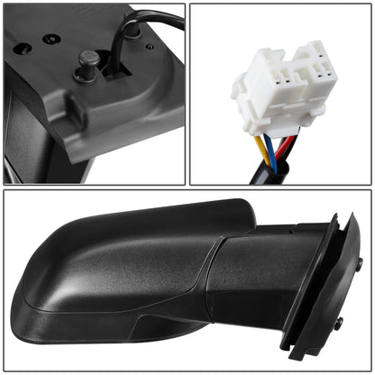 RETROVISOR MIRROR - OEM - 04-10 NISSAN TITAN / 04-10 INFINITI QX56 / 05-15 NISSAN ARMADA - POWERED - HEATED - TEXTURED - BLACK - RIGHT