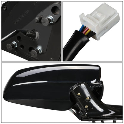 RETROVISOR MIRROR - OEM - 05-07 NISSAN MURANO - POWERED - HEATED - TEXTURED - BLACK - RIGHT