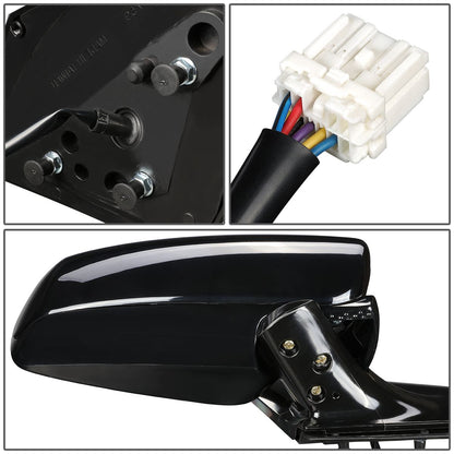 RETROVISOR MIRROR - OEM - 03-04 NISSAN MURANO - POWERED - PAINTABLE - BLACK - RIGHT