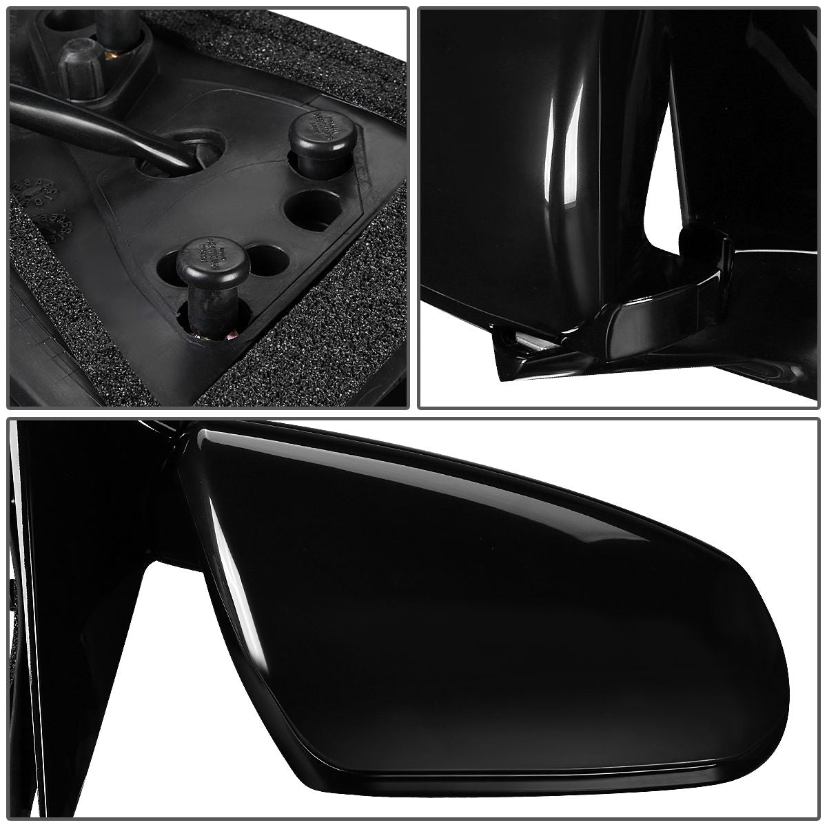 RETROVISOR MIRROR - OEM - 05-07 NISSAN MURANO - POWERED - TEXTURED - BLACK - RIGHT