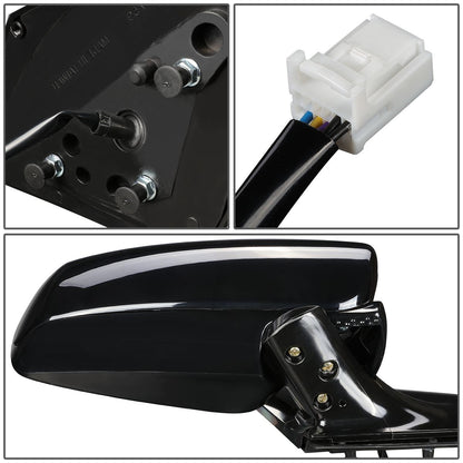 RETROVISOR MIRROR - OEM - 05-07 NISSAN MURANO - POWERED - HEATED - TEXTURED - BLACK - RIGHT