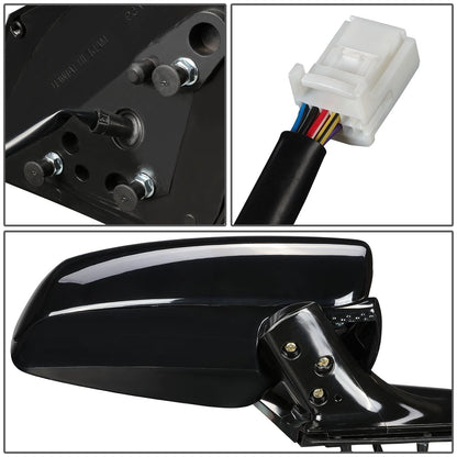 RETROVISOR MIRROR - OEM - 05-07 NISSAN MURANO - POWERED - PAINTABLE - BLACK - RIGHT