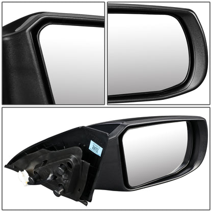 RETROVISOR MIRROR - OEM - 08-13 NISSAN ALTIMA COUPE - POWERED - PAINTABLE - BLACK - RIGHT