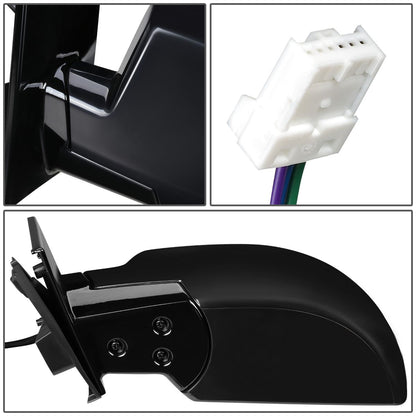 RETROVISOR MIRROR - OEM - 04-09 NISSAN QUEST - POWERED - PAINTABLE - BLACK - RIGHT