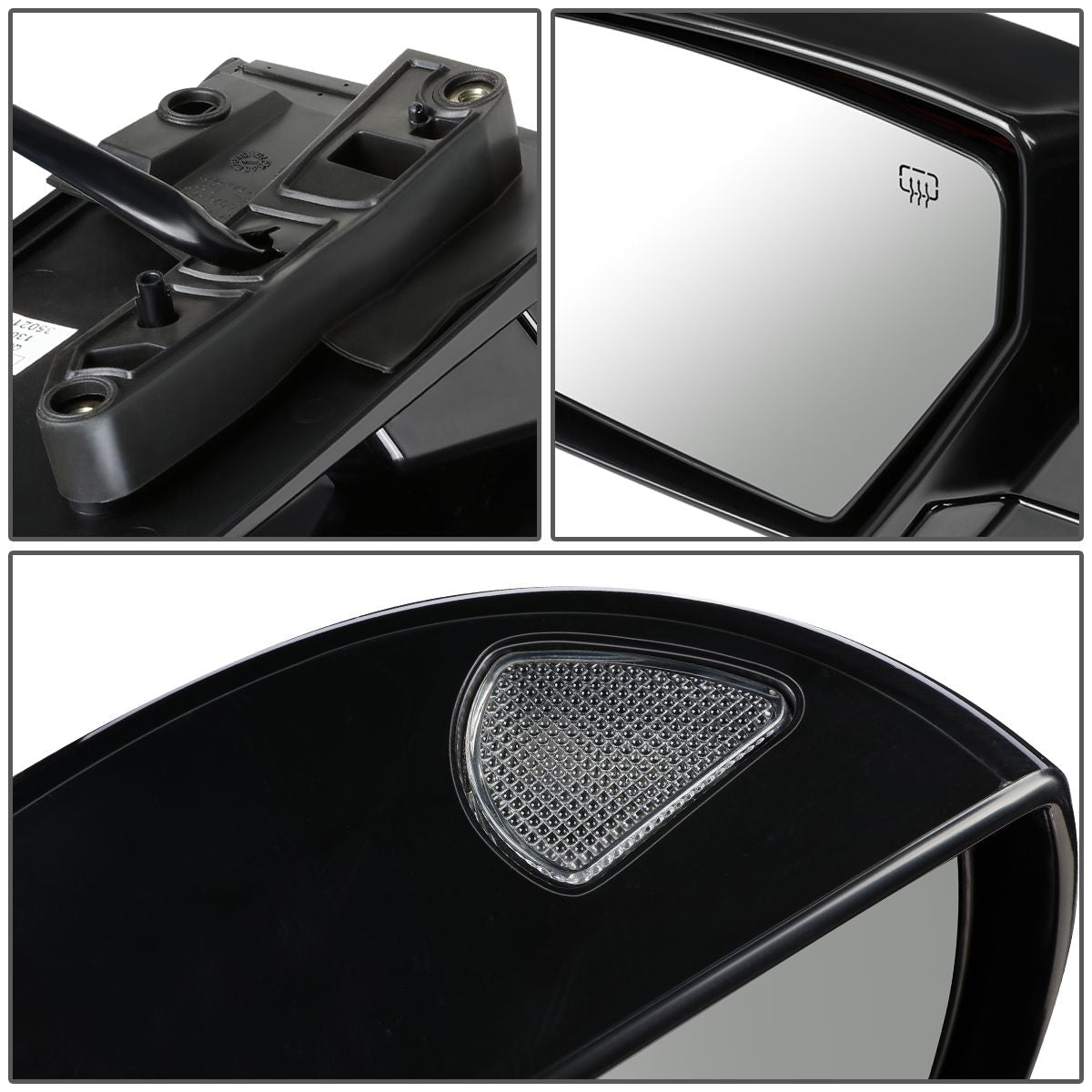 RETROVISOR MIRROR - OEM - 05-07 NISSAN QUEST SL - POWERED - HEATED - PAINTABLE - BLACK - RIGHT