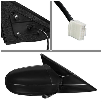 RETROVISOR MIRROR - OEM - 09-14 NISSAN MAXIMA - POWERED - PAINTABLE - BLACK - RIGHT