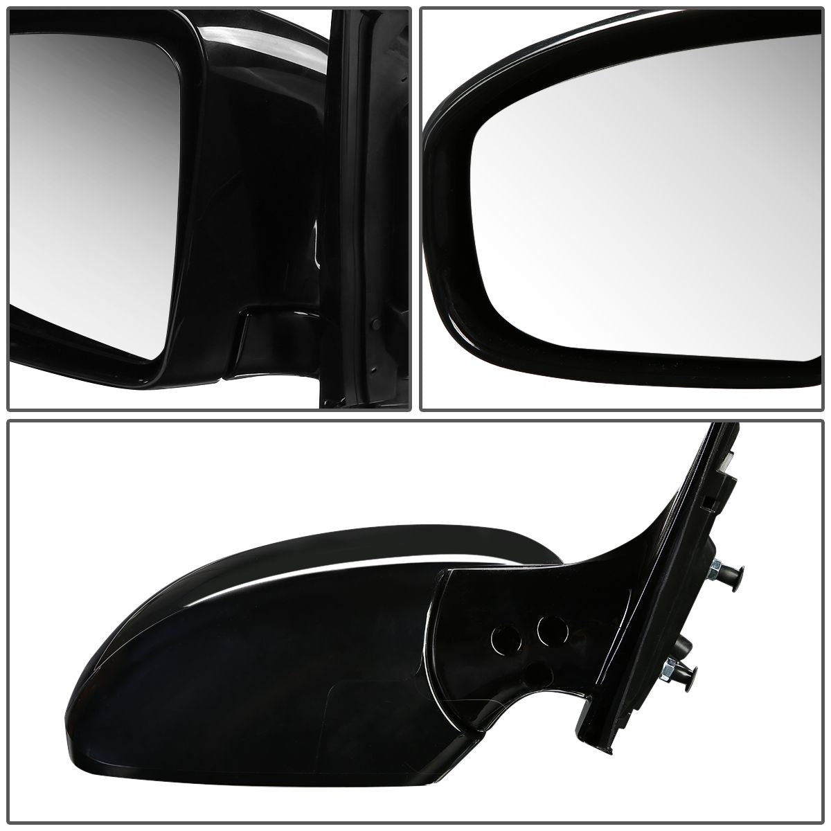 RETROVISOR MIRROR - OEM - 09-14 NISSAN MURANO - POWERED - HEATED - PAINTABLE - BLACK - RIGHT