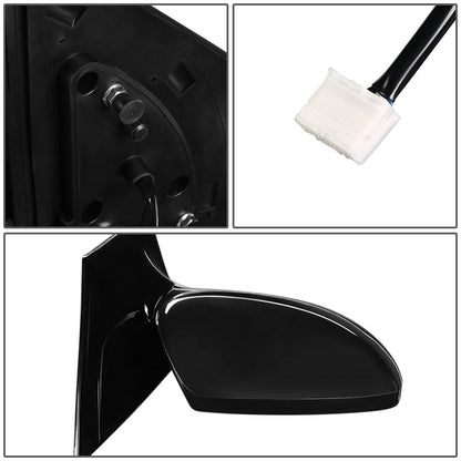 RETROVISOR MIRROR - OEM - 09-14 NISSAN MURANO - POWERED - HEATED - PAINTABLE - BLACK - RIGHT