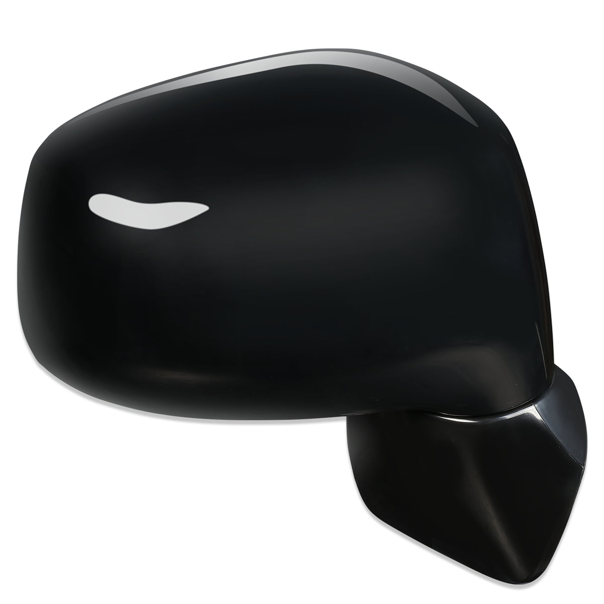 RETROVISOR MIRROR - OEM - 07-12 NISSAN VERSA - POWERED - PAINTABLE - BLACK - RIGHT