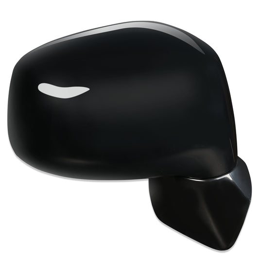 RETROVISOR MIRROR - OEM - 07-12 NISSAN VERSA - POWERED - PAINTABLE - BLACK - RIGHT