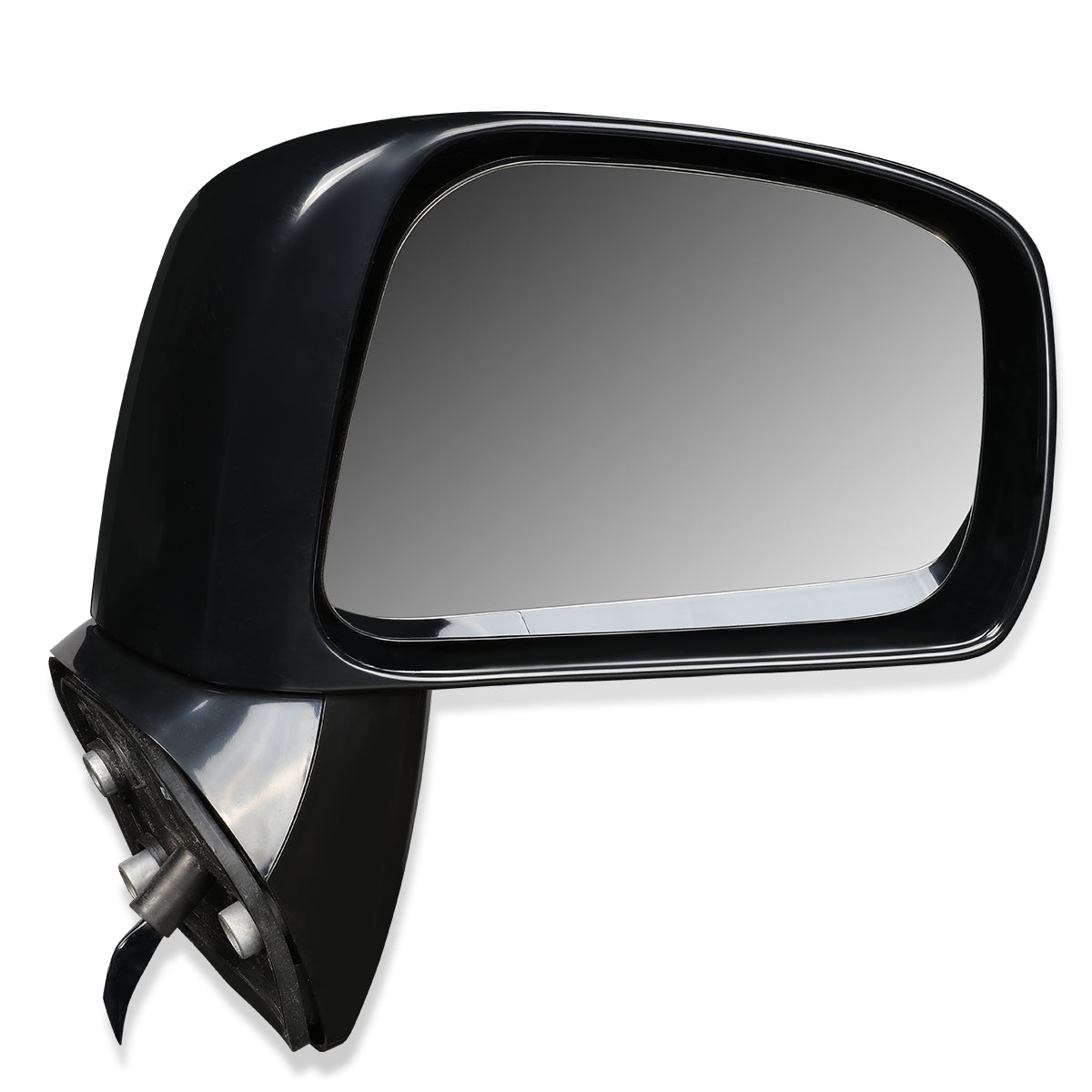RETROVISOR MIRROR - OEM - 07-12 NISSAN VERSA - POWERED - PAINTABLE - BLACK - RIGHT