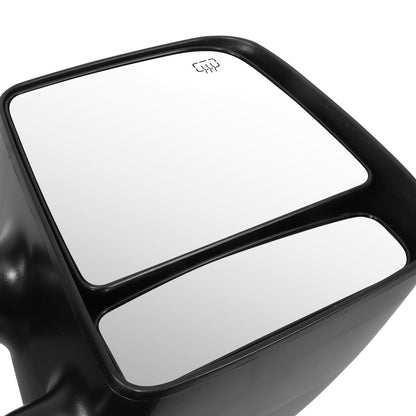 RETROVISOR MIRROR - OE STYLE - NISSAN TITAN 06-15 - WITH POWER WITH HEATED GLASS DUAL ARM - PASSENGER SIDE - PAINT TO MATCH - BLACK