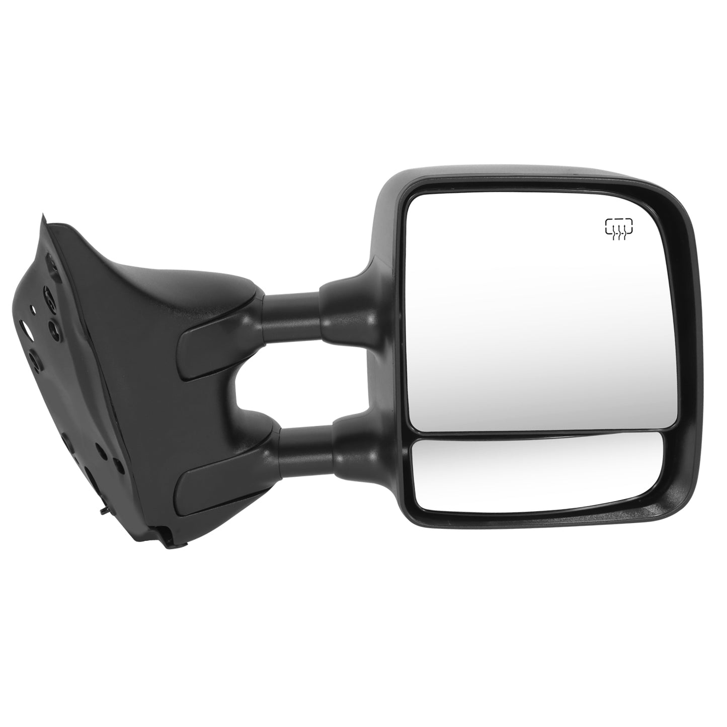 RETROVISOR MIRROR - OE STYLE - NISSAN TITAN 2008-2015 - WITH POWER WITH HEATED GLASS WITH MEMORY DUAL ARM - PASSENGER RIGHT SIDE - BLACK