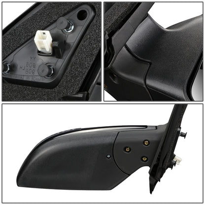 RETROVISOR MIRROR - OEM - 07-12 NISSAN ALTIMA 2-DR - POWERED - HEATED - W/ SIGNAL LIGHT - FOLDING - BLACK MATERIAL - RIGHT