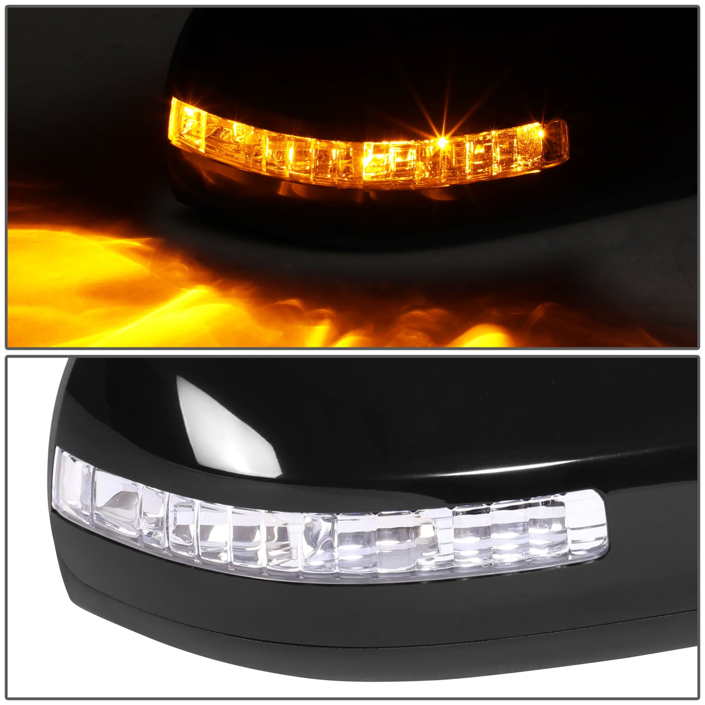 RETROVISOR MIRROR - OE STYLE - NISSAN ALTIMA 10-12 - WITH POWER WITH SIGNAL - PASSENGER SIDE - PAINT TO MATCH - BLACK