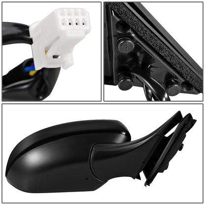 RETROVISOR MIRROR - OEM - 09-14 NISSAN 370Z - POWERED - FOLDING - BLACK MATERIAL - RIGHT