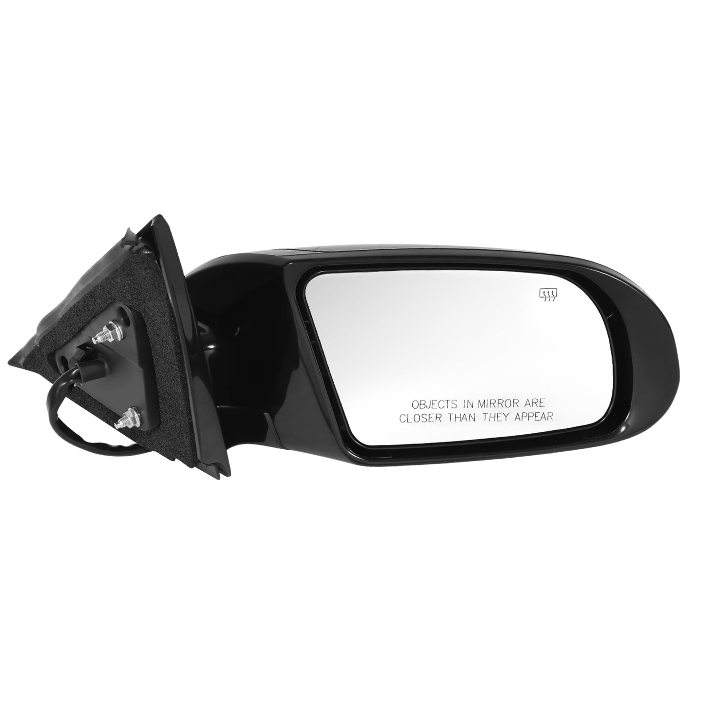 RETROVISOR MIRROR - OE STYLE - NISSAN MAXIMA 09-15 - WITH POWER WITH HEATED GLASS WITH SIGNAL WITH MEMORY - PASSENGER SIDE - PAINT TO MATCH - BLACK