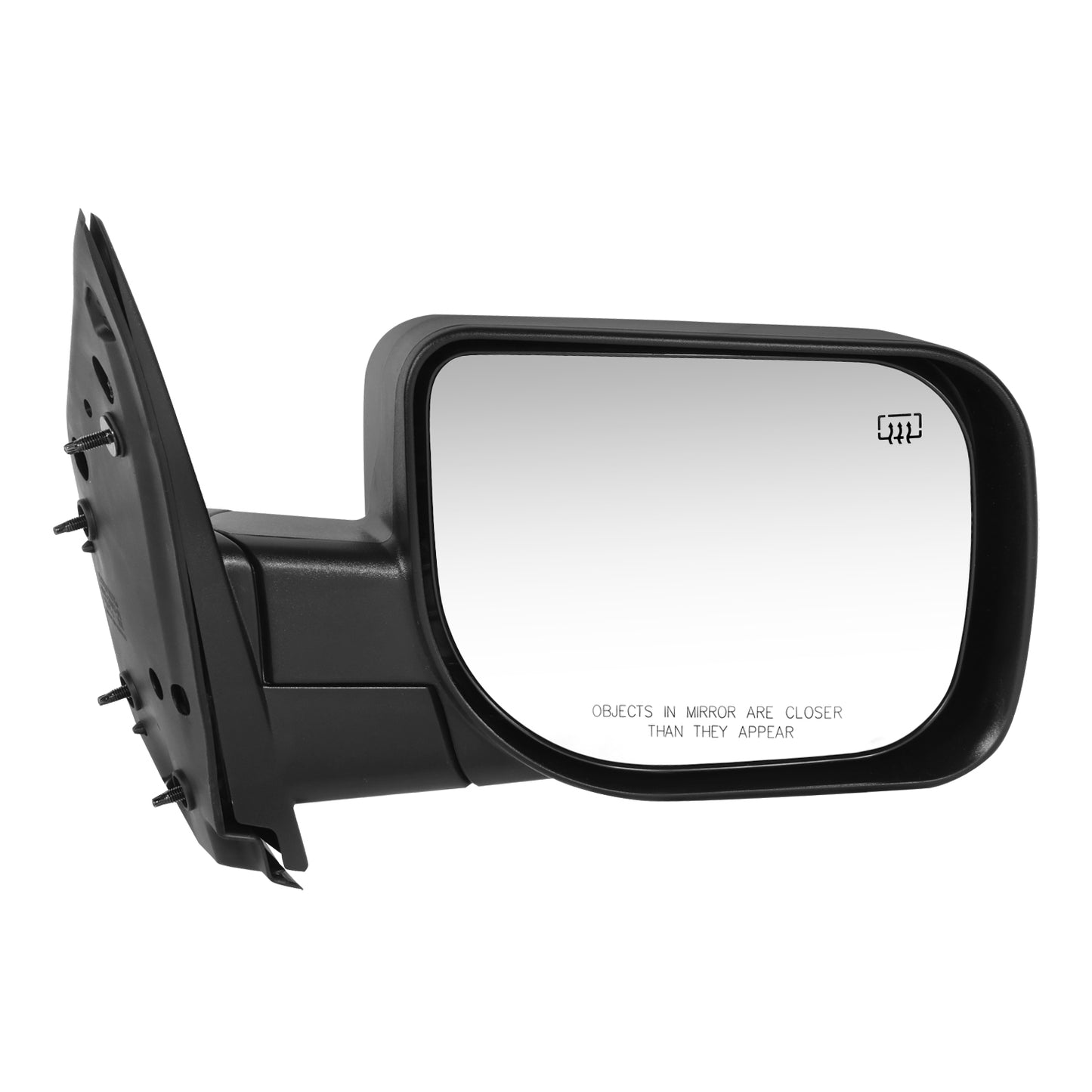 RETROVISOR MIRROR - OE STYLE - NISSAN TITAN 08-13 - WITH POWER WITH HEATED GLASS - PASSENGER SIDE - PAINT TO MATCH - BLACK