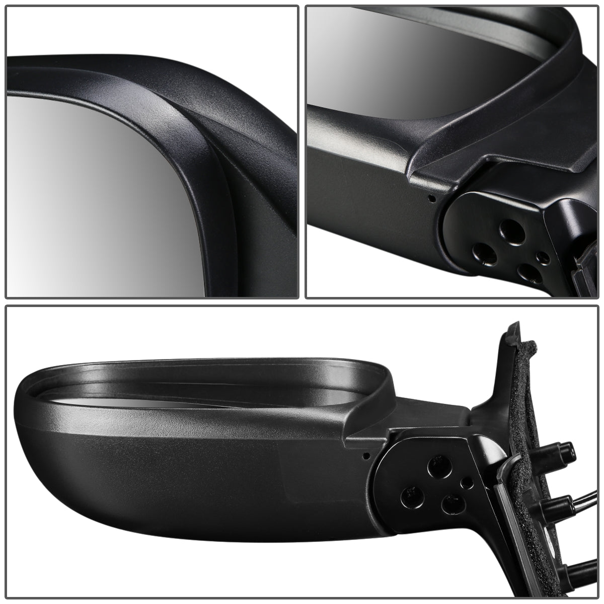 RETROVISOR MIRROR - OEM - 99-00 NISSAN PATHFINDER - POWERED - HEATED - TEXTURED - BLACK - RIGHT