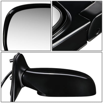 RETROVISOR MIRROR - OEM - 01-04 NISSAN PATHFINDER - POWERED - HEATED - PRIMED - BLACK - RIGHT