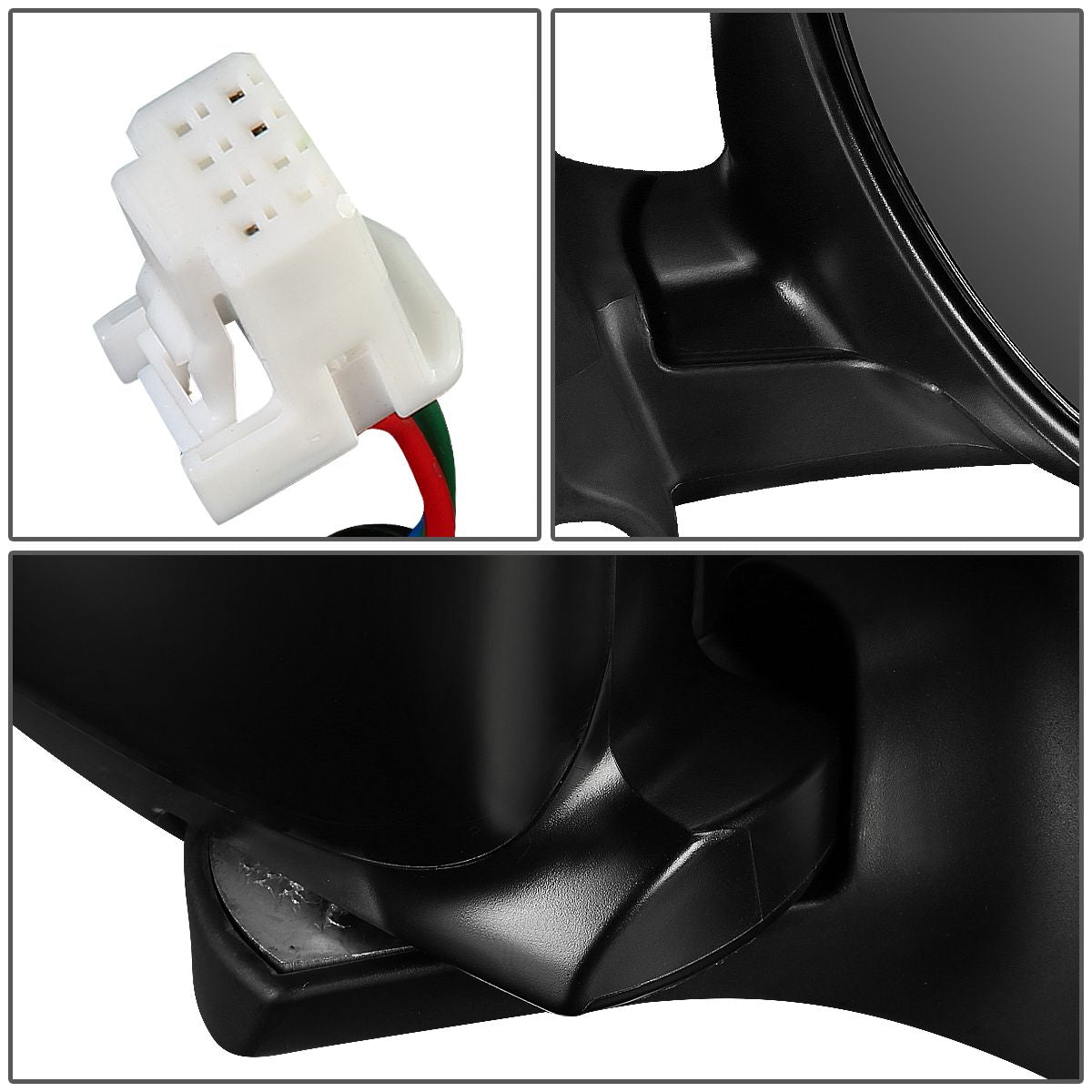 RETROVISOR MIRROR - OEM - 11-14 NISSAN JUKE - POWERED - TEXTURED - BLACK - RIGHT