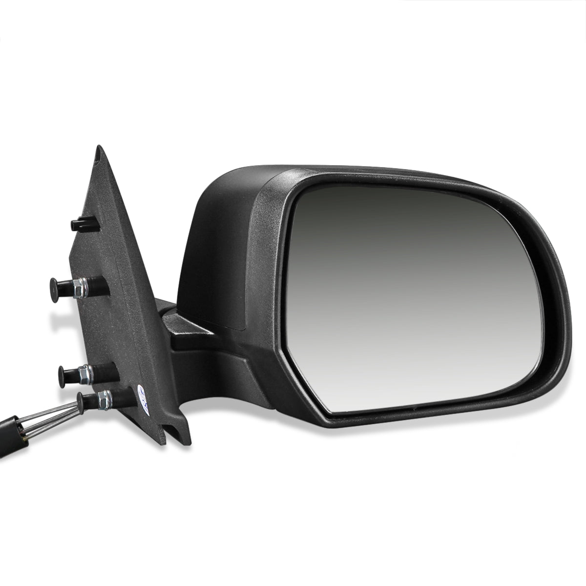 RETROVISOR MIRROR - OEM - 12-15 NISSAN VERSA - MANUAL - TEXTURED - BLACK - RIGHT
