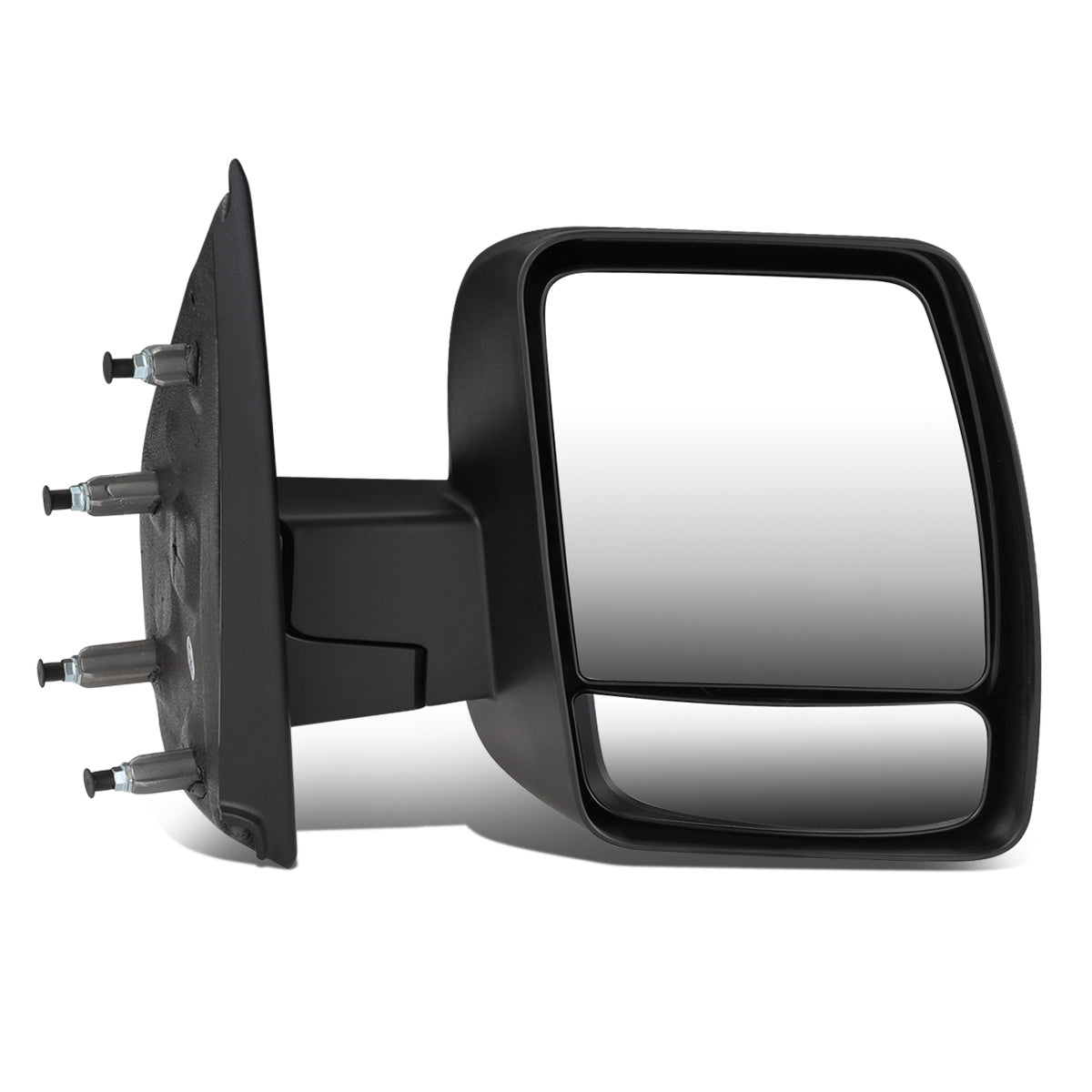 RETROVISOR MIRROR - OEM - 12-18 NISSAN CARGO VAN - POWERED - FOLDING - W/ DUAL GLASS - TEXTURED - BLACK - RIGHT