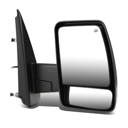 RETROVISOR MIRROR - OEM - 12-18 NISSAN CARGO VAN - POWERED - HEATED - FOLDING - W/ DUAL GLASS - TEXTURED - BLACK - RIGHT