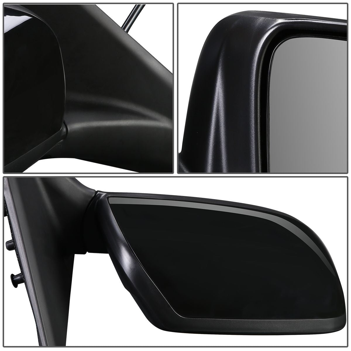 RETROVISOR MIRROR - OEM - 08-13 NISSAN ROGUE - POWERED - HEATED - PAINTABLE - BLACK - RIGHT