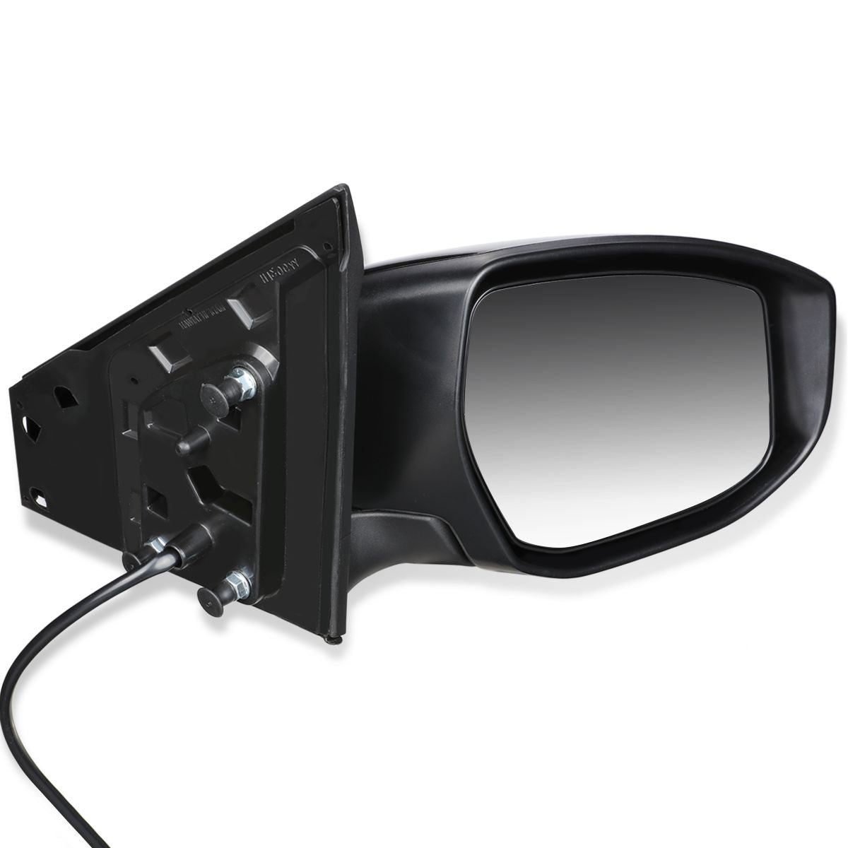 RETROVISOR MIRROR - OEM - 13-15 NISSAN SENTRA - POWERED - TEXTURED - BLACK - RIGHT