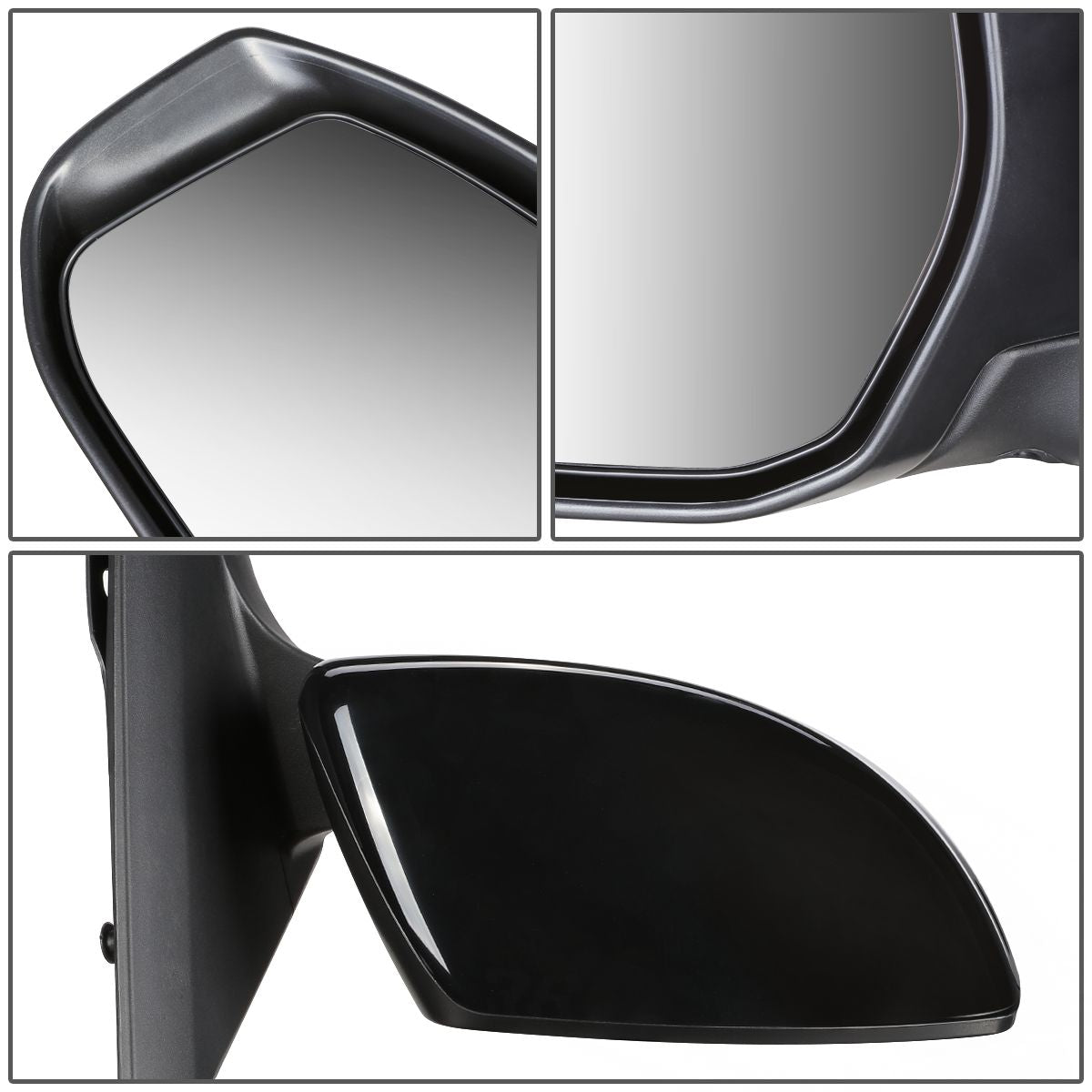 RETROVISOR MIRROR - OEM - 13-15 NISSAN SENTRA - POWERED - TEXTURED - BLACK - RIGHT