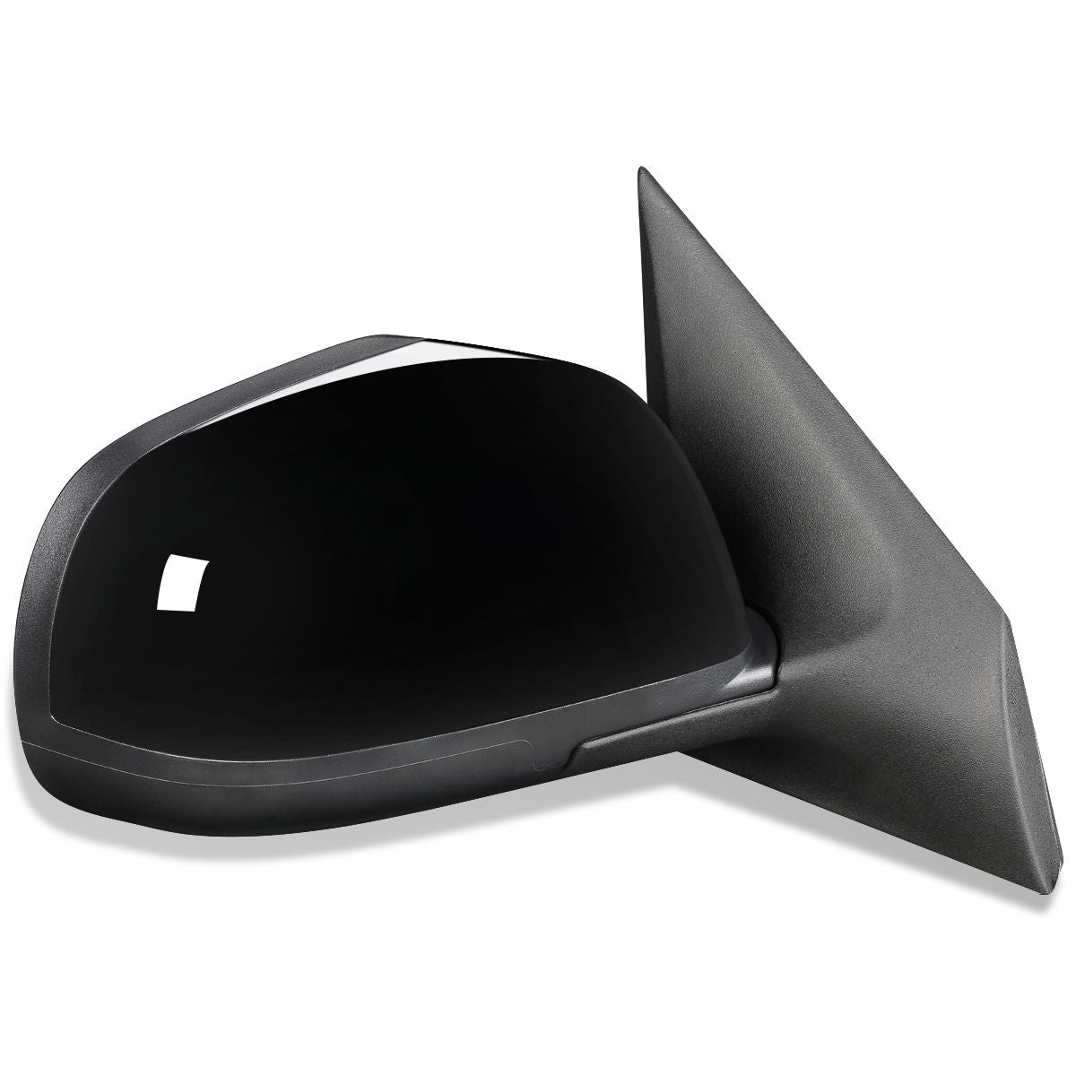 RETROVISOR MIRROR - OEM - 12-13 NISSAN VERSA - POWERED - HEATED - TEXTURED - BLACK - RIGHT