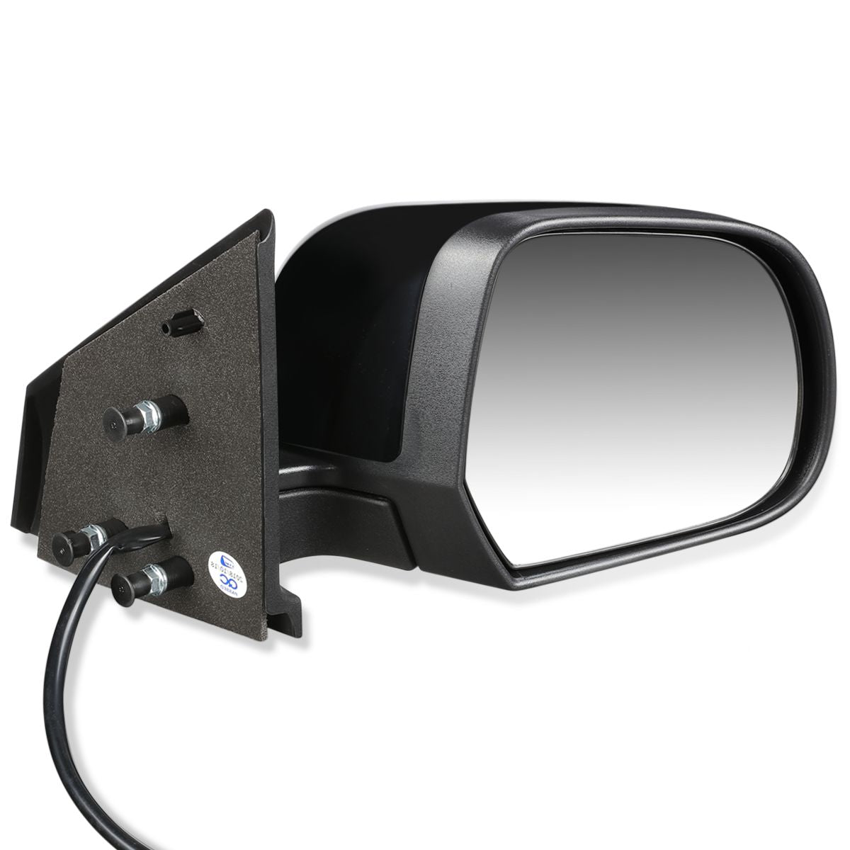 RETROVISOR MIRROR - OEM - 12-13 NISSAN VERSA - POWERED - HEATED - TEXTURED - BLACK - RIGHT