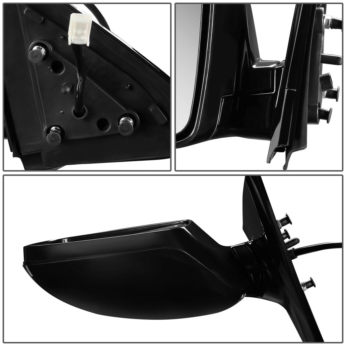 RETROVISOR MIRROR - OEM - 13-16 NISSAN PATHFINDER - POWERED - TEXTURED - BLACK - RIGHT