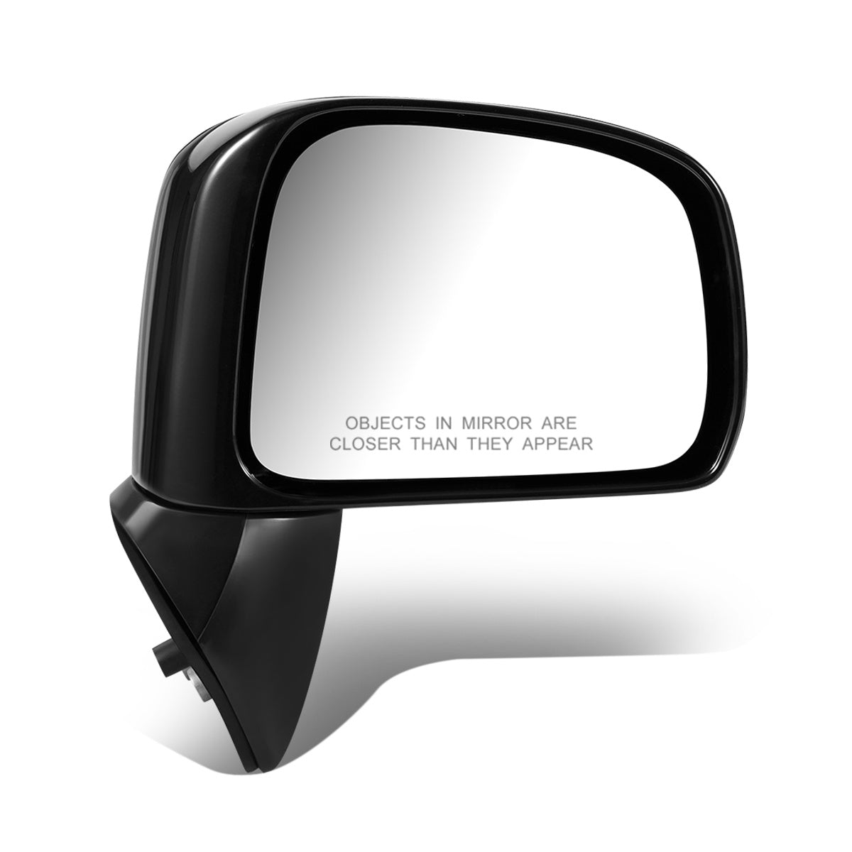 RETROVISOR MIRROR - OEM - 07-11 NISSAN VERSA 4-DR - MANUAL - FOLDING - BLACK MATERIAL - RIGHT