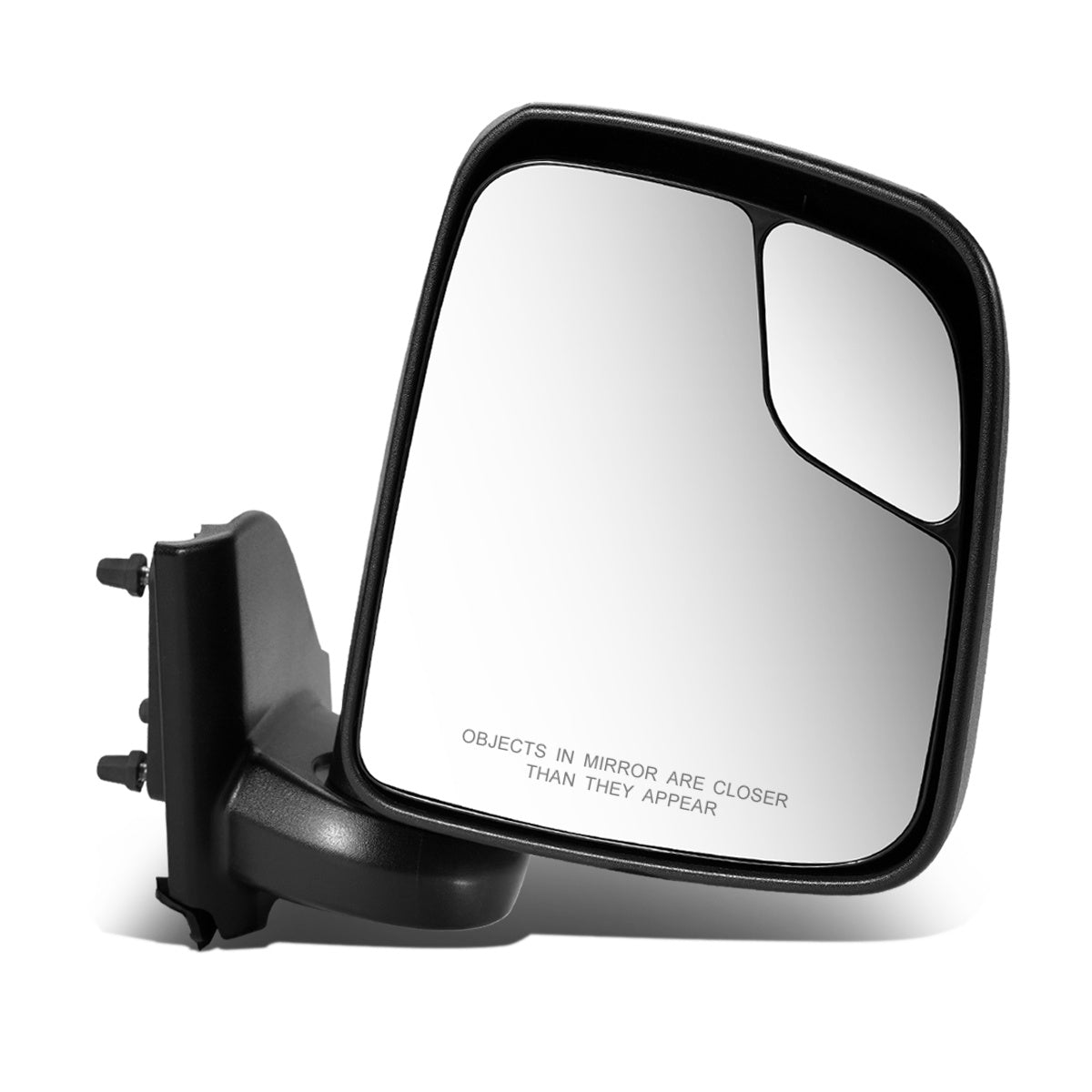 RETROVISOR MIRROR - OEM - 13-20 NISSAN NV200 - MANUAL - FOLDING - TEXTURED - BLACK - RIGHT