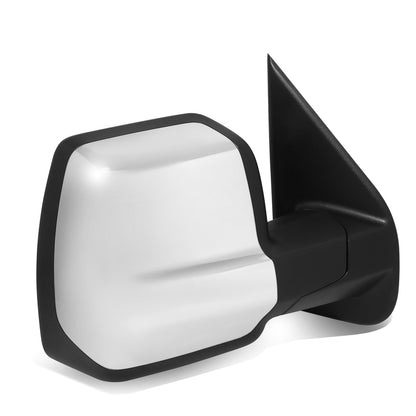 RETROVISOR MIRROR - OE STYLE - NISSAN NV1500 12-21 - NISSAN NV2500 12-21 - NISSAN NV3500 12-21 - WITH POWER WITH HEATED GLASS CHROME COVER - PASSENGER SIDE - SMOOTH - BLACK / CHROME