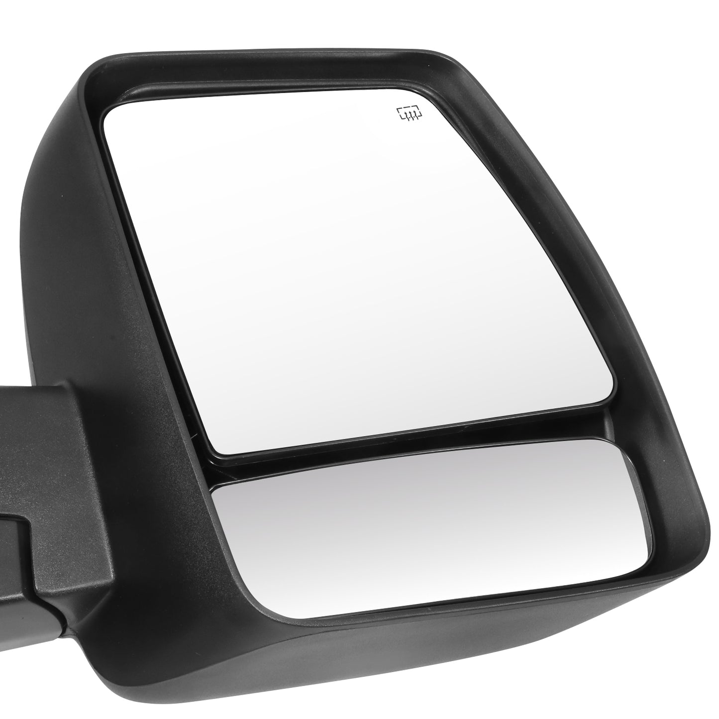 RETROVISOR MIRROR - OE STYLE - NISSAN NV1500 12-21 - NISSAN NV2500 12-21 - NISSAN NV3500 12-21 - WITH POWER WITH HEATED GLASS CHROME COVER - PASSENGER SIDE - SMOOTH - BLACK / CHROME