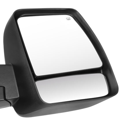 RETROVISOR MIRROR - OE STYLE - NISSAN NV1500 12-21 - NISSAN NV2500 12-21 - NISSAN NV3500 12-21 - WITH POWER WITH HEATED GLASS CHROME COVER - PASSENGER SIDE - SMOOTH - BLACK / CHROME