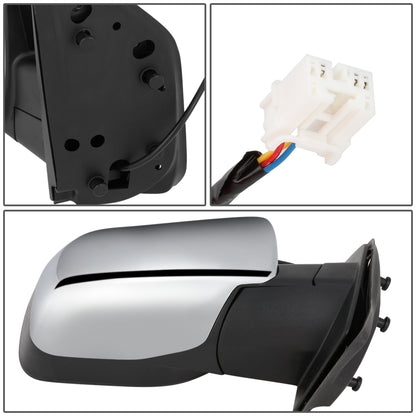 RETROVISOR MIRROR - OEM - 11-15 NISSAN TITAN - POWERED - CHROME - RIGHT