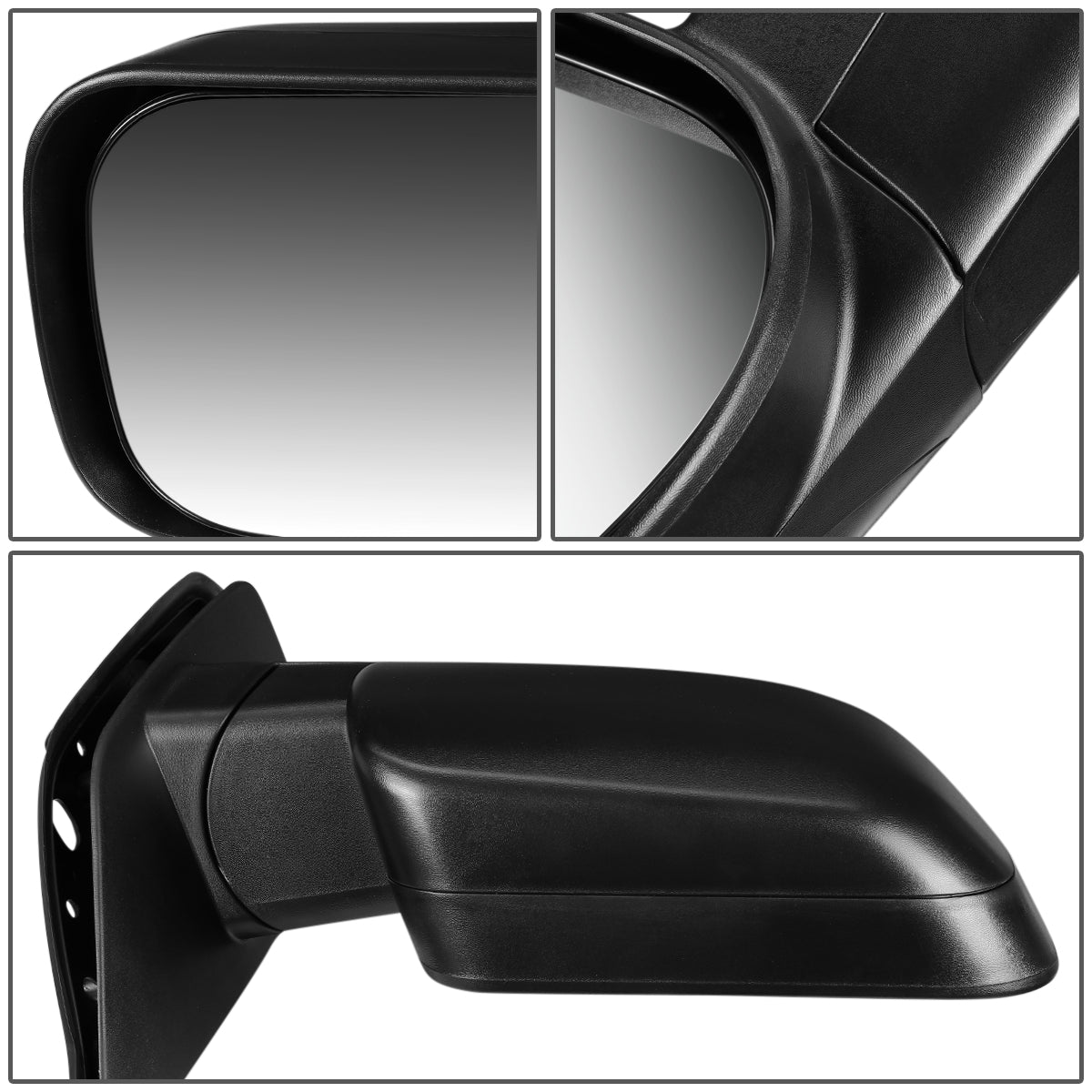 RETROVISOR MIRROR - OEM - 11-15 NISSAN TITAN - POWERED - TEXTURED - BLACK - RIGHT