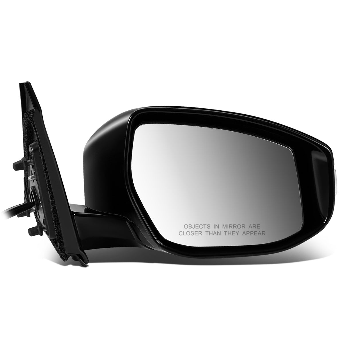 RETROVISOR MIRROR - OEM - 16-18 NISSAN MAXIMA - POWERED - FOLDING - BLACK MATERIAL - RIGHT