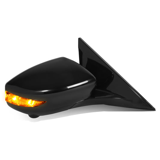 RETROVISOR MIRROR - OE STYLE - NISSAN MAXIMA 16-19 - WITH POWER WITH HEATED GLASS WITH SIGNAL WITH MEMORY WITH CAMERA - PASSENGER SIDE - PAINT TO MATCH - BLACK