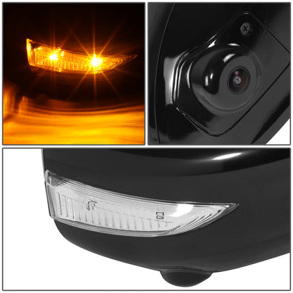 RETROVISOR MIRROR - OE STYLE - NISSAN MAXIMA 16-19 - WITH POWER WITH HEATED GLASS WITH SIGNAL WITH MEMORY WITH CAMERA - PASSENGER SIDE - PAINT TO MATCH - BLACK