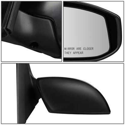 RETROVISOR MIRROR - OEM - 13-15 NISSAN SENTRA - POWERED - HEATED - FOLDING - BLACK MATERIAL - RIGHT