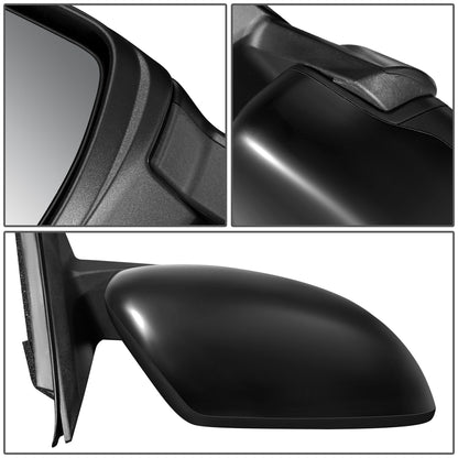 RETROVISOR MIRROR - OEM - 14-16 NISSAN ROGUE - POWERED - FOLDING - BLACK MATERIAL - RIGHT